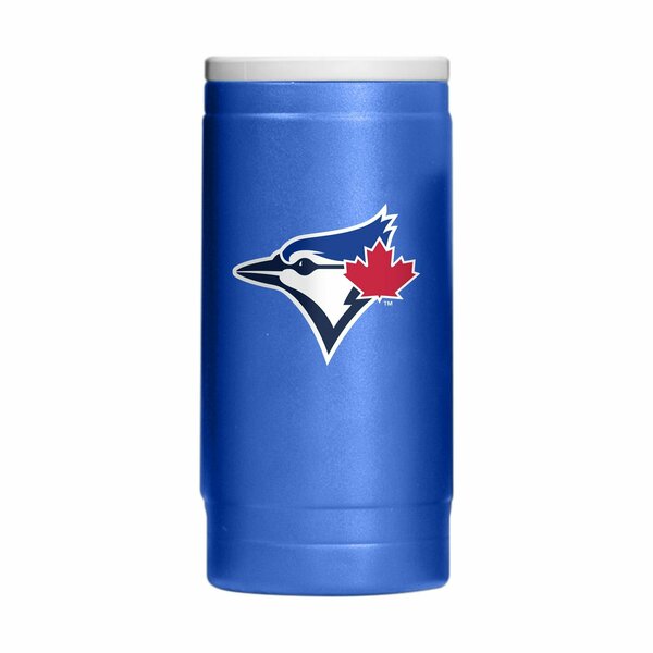 Logo Brands Toronto Blue Jays Flipside Powder Coat Slim Can Coolie 530-S12PC-34